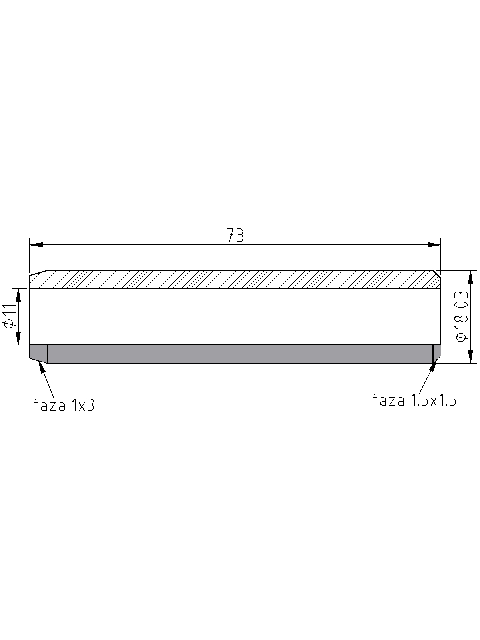 POL-PR-SC03 Valve guides (11/18.03x73mm), id: 914 - 2/2