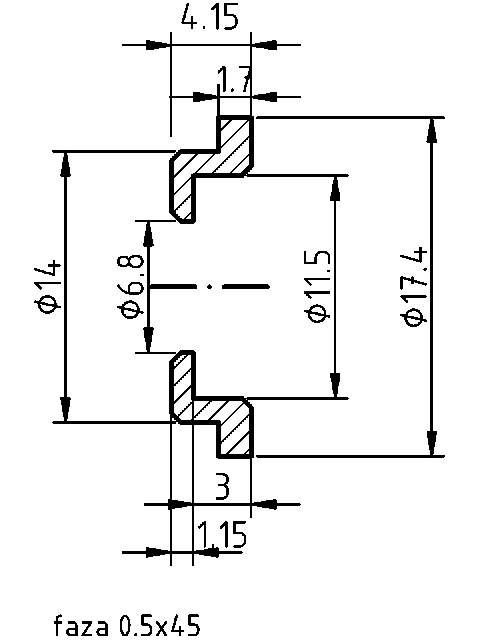 POL-PT-UN14 Podkładki termiczne (17.40/6.00x4.30mm), id: 11156 - 2/2