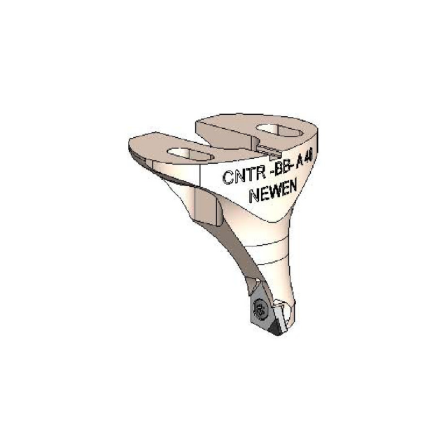 CNTR-BB-A40 - Tip Holder, OAL 33 mm - Cpty Machining with 6 mm Remote Control: 21.6 mm - 63.7 mm (21.6/63.7x33mm), id: 10438 - 2/2