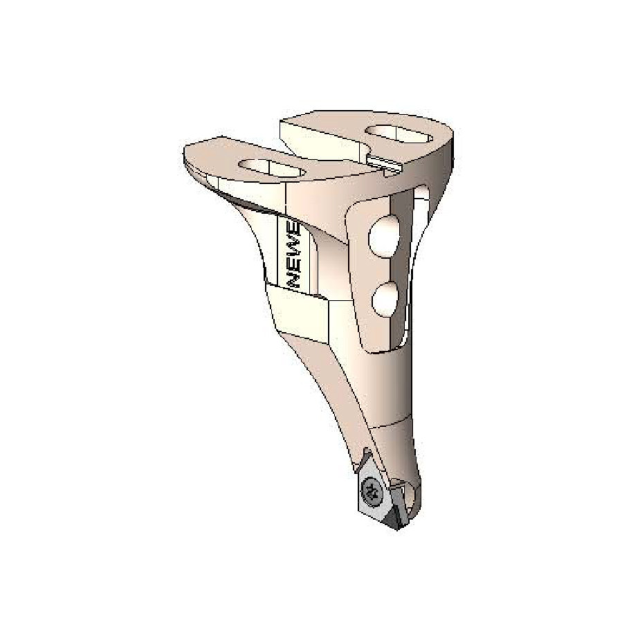 CNTR-BB-A45 - Tip holder, OAL 46 mm - Cpty machining with 6 mm remote control: 21.6 mm - 63.7 mm (21.6/63.7x46mm), id: 10439 - 1/1