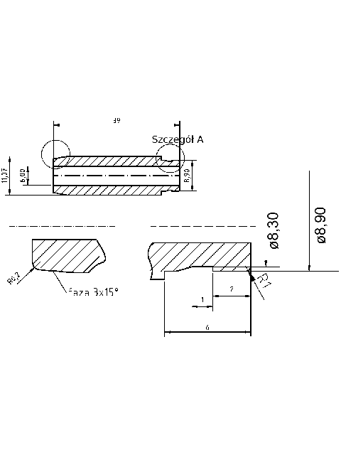 POL-PR-VW12M Valve guides (6/11.06x39mm), id: 7000 - 2/2