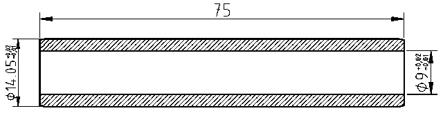 POL-PR-SR01 Valve guides (9/14.05x75mm), id: 8956 - 2/2