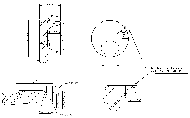 POL-KO-TO24NA Pre-combustion chambers (37.80/33.25x7.00mm), id: 3127 - 2/2