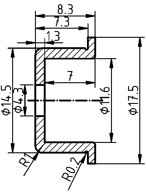 POL-PT-UN04 Podkładki termiczne (17.50/4.30x8.30mm), id: 11146 - 2/2