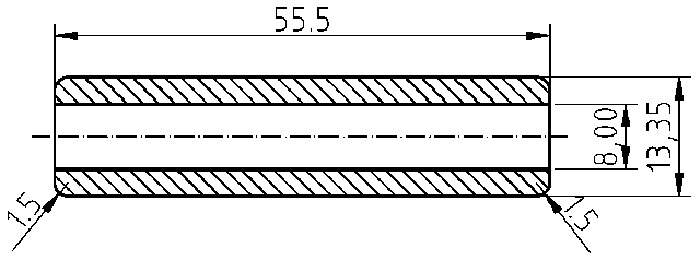 POL-PR-JP01 Valve guides (8/13.35x55.50mm), id: 10960 - 2/2