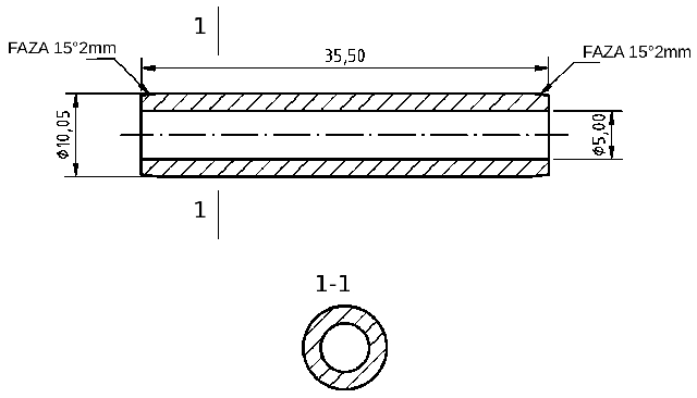 POL-PR-BM01 Valve guides (5/10.05x35.50mm), id: 9028 - 2/2