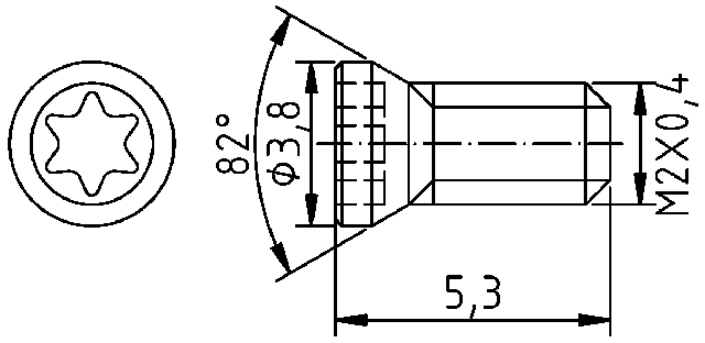 POL-SD-PN8 Set Screws (2/2x5.2mm), id: 4999 - 2/2