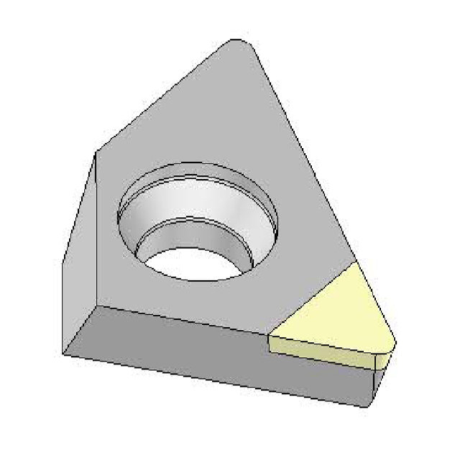 FT-06-11 - CBN INSERT FOR ALL SINTERED MATERIALS WITH MACHINING DIFFICULTIES - PACK OF 10 (5/3x5mm), id: 10476 - 2/2