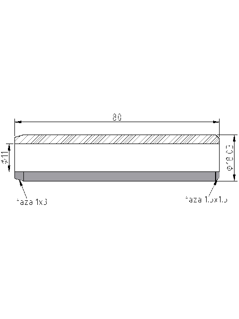 POL-PR-SC04 Valve guides (11/18.03x80mm), id: 915 - 2/2