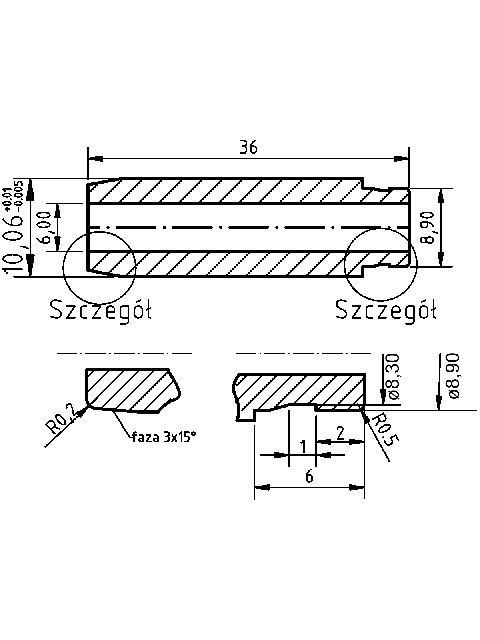 POL-PR-VW07M Valve guides (6/10.07x36mm), id: 6618 - 2/2