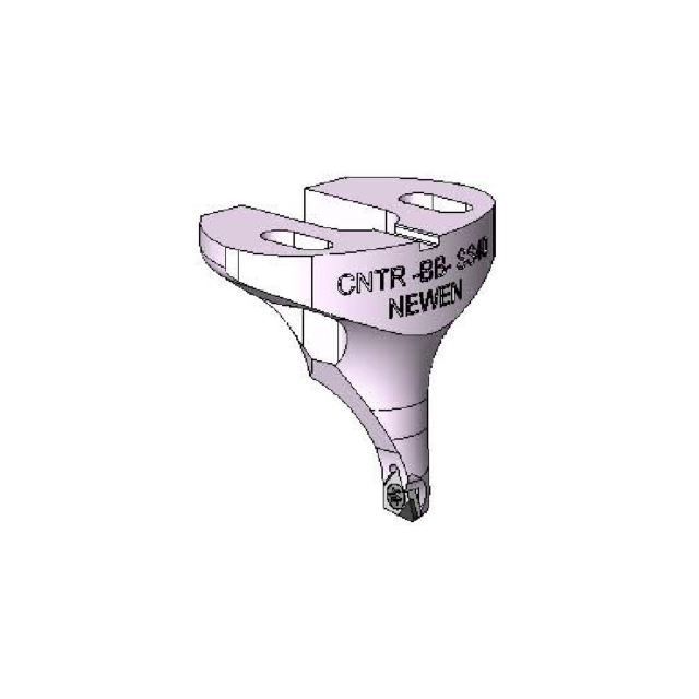 CNTR-BB-SS40 - Tip holder, OAL 33.5 mm - Cpty machining with 4 mm remote control: 14.1 mm - 56.8 mm (14.1/56.8x33.5mm), id: 10431 - 2/2