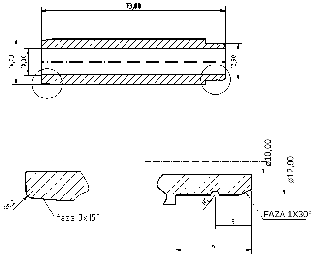 POL-PR-SC01 Valve guides (10/16.03x73mm), id: 8943 - 2/2