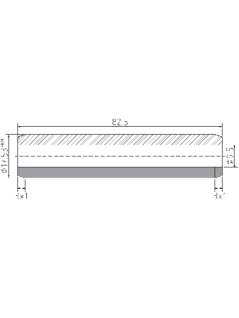 POL-PR-CP02Z Prowadnice zaworowe (9.5/17.53x82.5mm), id: 1031 - 2/2