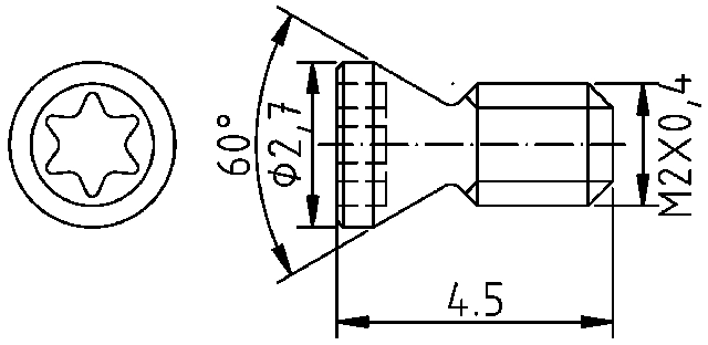 POL-SD-PN6 Set screws (5/2x2mm), id: 7330 - 2/2