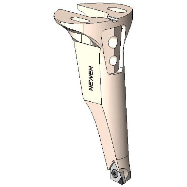 CNTR-BB-A70H - Tip holder, OAL 71mm - Cpty machining with 6mm remote control: 21,6 mm -63,7 mm - HEMI HEADS (27.2/70.6x71mm), id: 10442 - 2/2