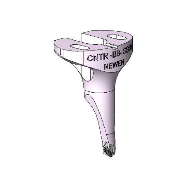 CNTR-BB-SS50 - Tip holder, OAL 48.5 mm - Cpty machining with 4 mm remote control: 14.1 mm - 56.8 mm (14.1/56.8x48.50mm), id: 10433 - 1/1