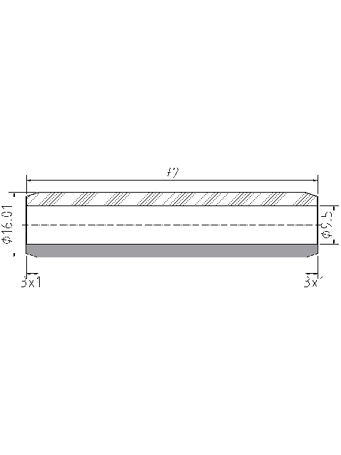 POL-PR-CAS Prowadnice zaworowe (9.5/16.01x72mm), id: 4793 - 2/2