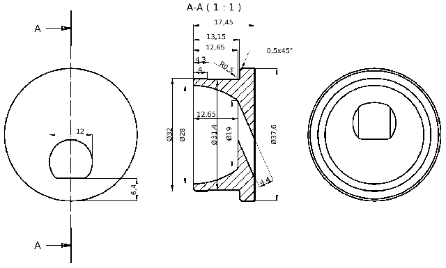 POL-KO-RE192NO Pre-combustion chambers (37.60/32x4.30mm), id: 3119 - 2/2