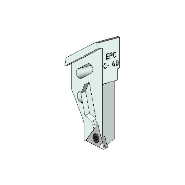 EPC-C40 - Tip holder, OAL 40 mm - Cpty machining with 9.52 mm remote control: 49.6 mm - 91.7 mm (49.6/91.7x40mm), id: 10459 - 1/1