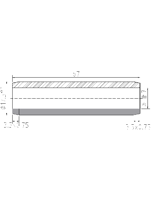 POL-PR-JE01 Valve guides (11/17.50x67mm), id: 1010 - 2/2