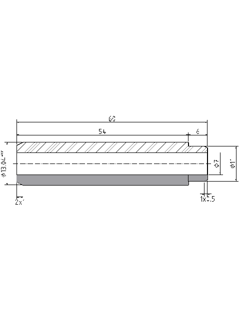 POL-PR-MAN01 Prowadnice zaworowe (7/13.04x60mm), id: 919 - 2/2