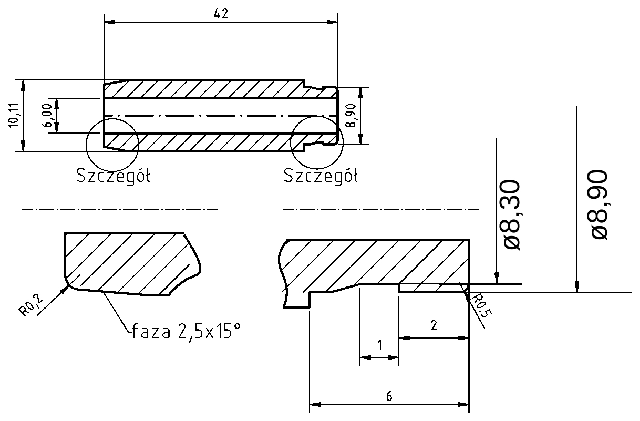 POL-PR-VW08 Valve guides (6/10.11x42mm), id: 7681 - 2/2