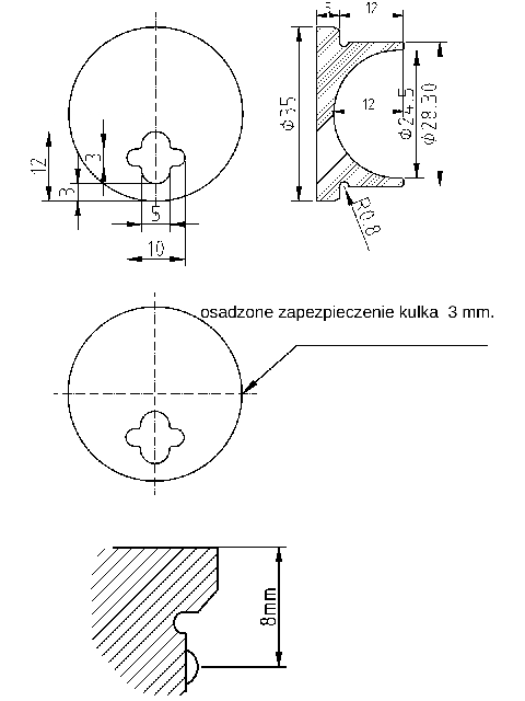 POL-KO-KUNA02 Pre-combustion chambers (35/28.3x5mm), id: 13079 - 2/2