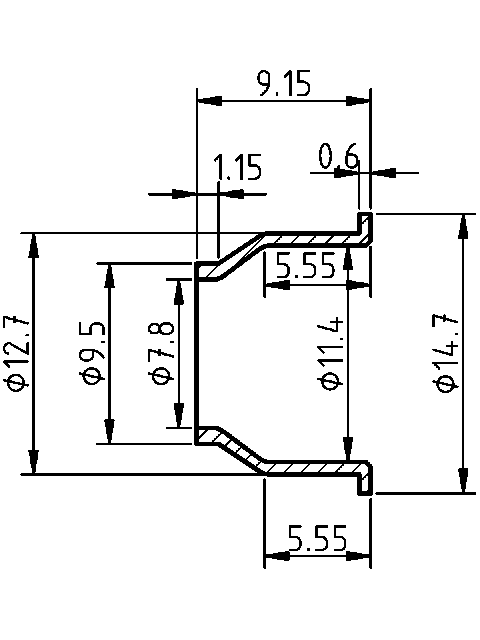 POL-PT-UN10 Podkładki termiczne (14.70/7.80x9.15mm), id: 11152 - 2/2