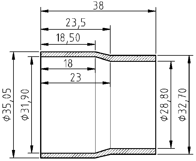 POL-OB-SC01 Obsady wtryskiwaczy (35.05/28.8x38.00mm), id: 6612 - 2/2