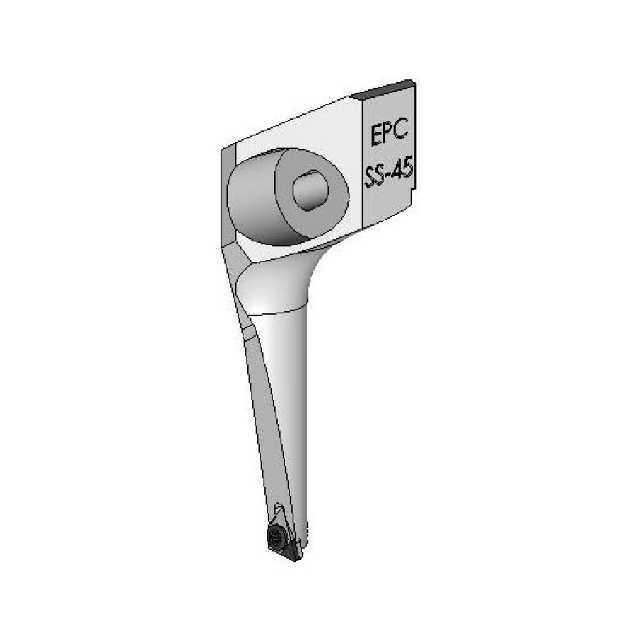 EPC-SS45 - Bit holder, OAL 45mm - Cpty machining with 4mm pilot: 13.4mm - 60.3mm (13.4/60.3x45mm), id: 10447 - 1/1