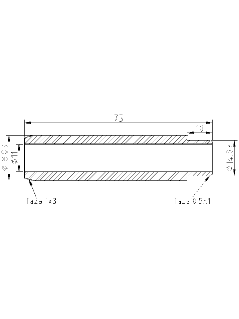 POL-PR-SC02 Valve guides (11.00/18.02x75.00mm), id: 931 - 2/2