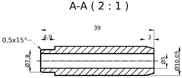 POL-PR-OP07 Valve guides (5/10.05x39mm), id: 8191 - 2/2