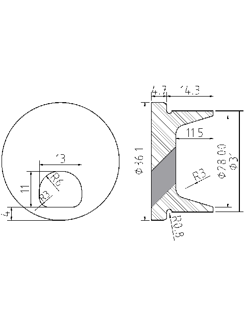 POL-KO-LU24NO Pre-combustion chambers (36.10/31.00x4.70mm), id: 3067 - 2/2
