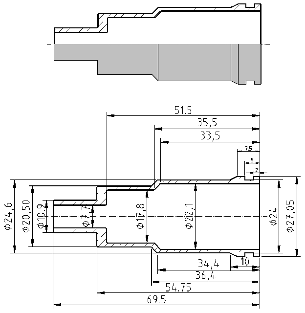 POL-OB-FT01 Injector Holders (27.05/7.7x70mm), id: 6613 - 2/2