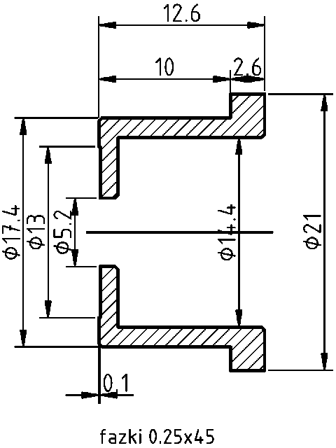 POL-PT-UN03 Podkładki termiczne (21.00/5.20x12.80mm), id: 11145 - 2/2